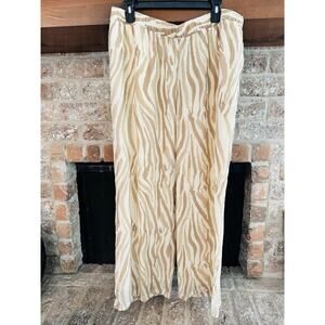 Soft Sorroundings Women's Tan Pants Size Xl